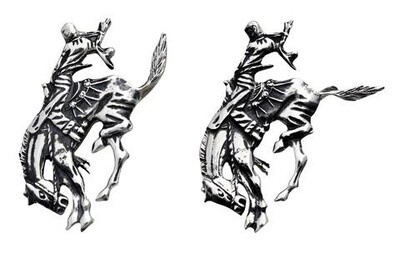 Pendleton Round-Up Vogt Bucking Horse Post Earrings