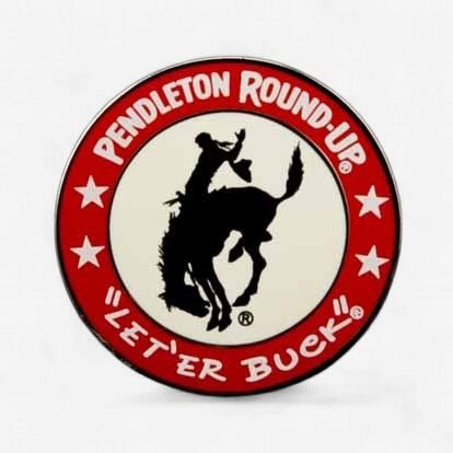 Non-Dated Pendleton Round-Up Lapel Pin