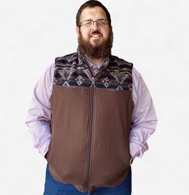 Men's MontanaCo Pendleton Round-Up Brown/Aztec Vest