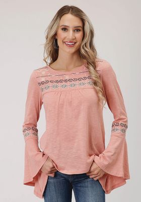 Ladies Roper Pendleton Round-Up Peasant Top