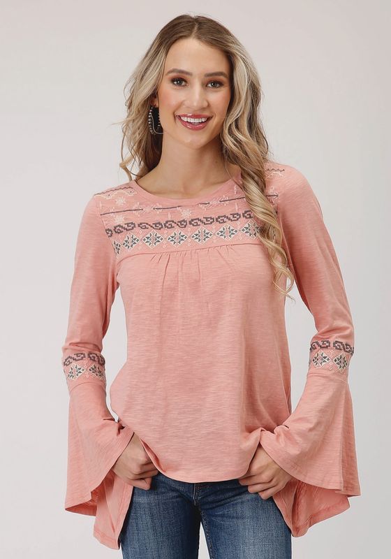 Ladies Roper Pendleton Round-Up Peasant Top