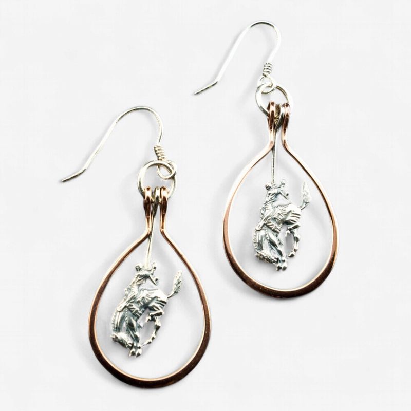 Pendleton Round-Up Vogt Copper Wire Earrings