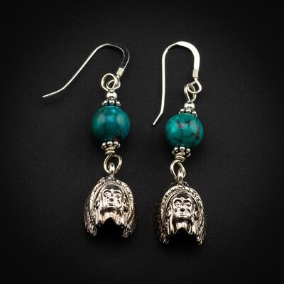 Happy Canyon Turquoise Stone Earrings