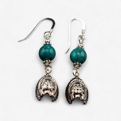 Happy Canyon Turquoise Stone Earrings