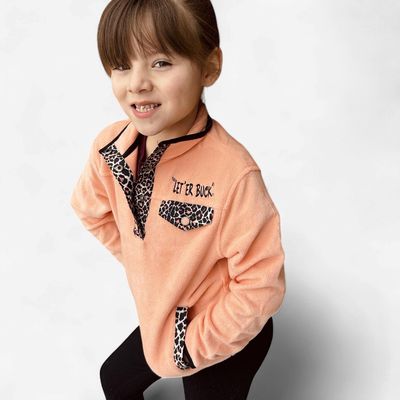 Youth Cruel Pendleton Round-Up Fleece 1/4 Snap Pullover