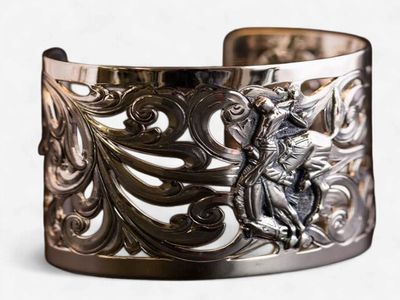 Pendleton Round-Up Vogt Filigree Cut Cuff