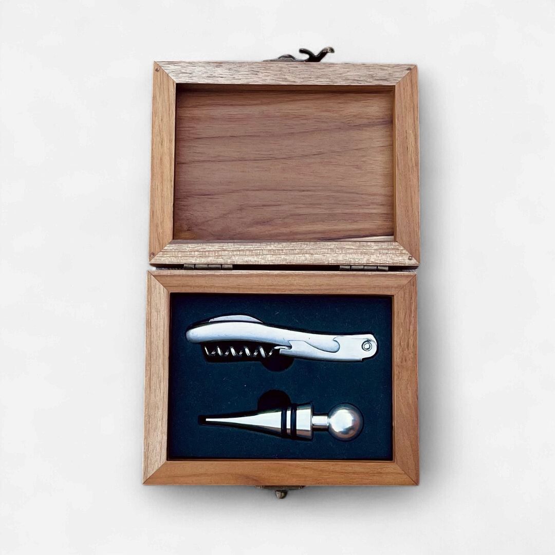 Pendleton Round-Up Teak Boxed Wine Set