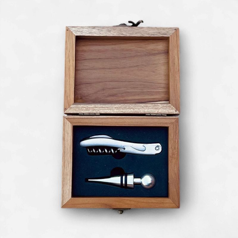 Pendleton Round-Up Teak Boxed Wine Set
