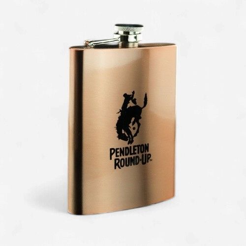 Pendleton Round-Up Copper Flask