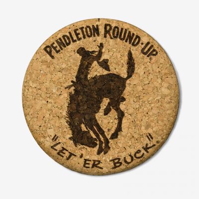 Pendleton Round-Up Cork Coaster