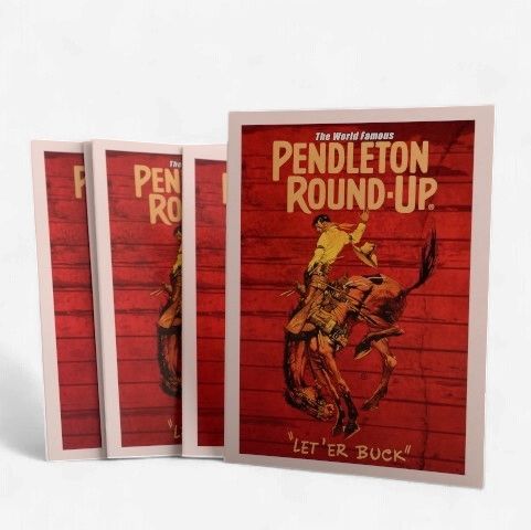 Pendleton Round-Up Barnwood Greeting Card Set