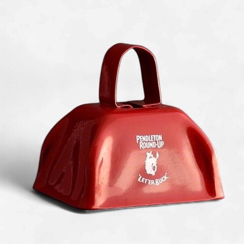 Pendleton Round-Up Red Cowbell