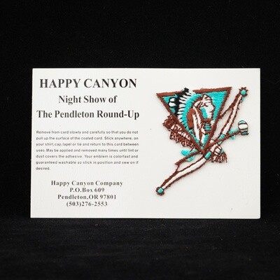 Happy Canyon Embroidered Sticker Patch
