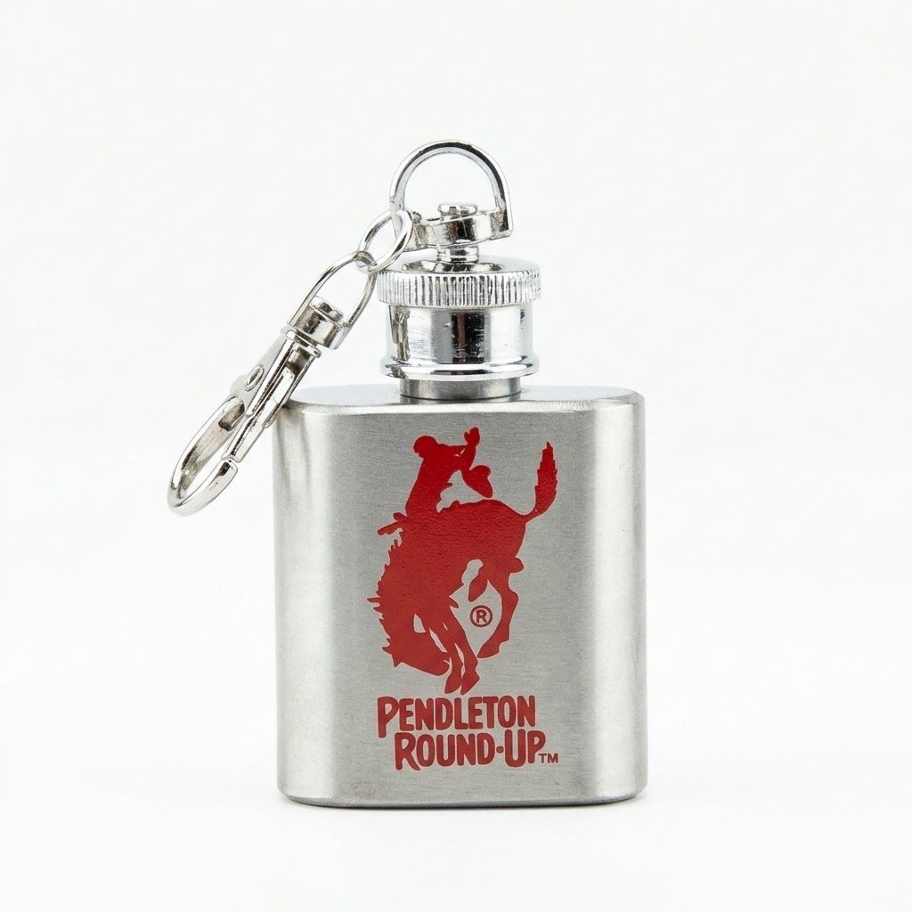 Pendleton Round-Up Mini Flask Keychain