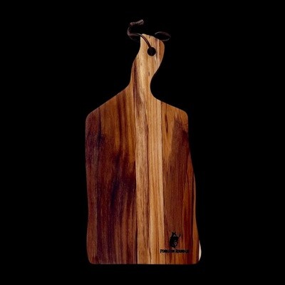 Small Pendleton Round-Up Teak Cutting Board