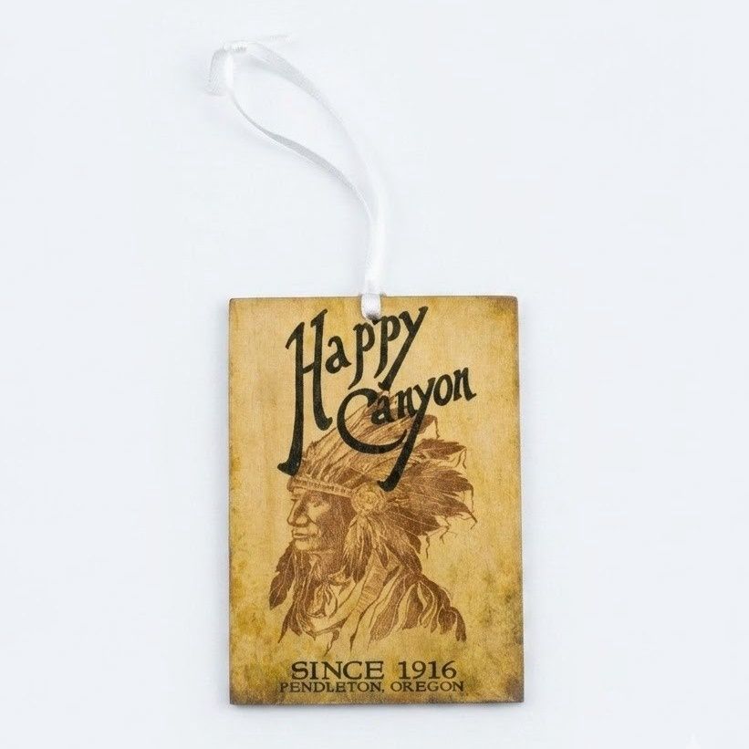 Happy Canyon Wooden Ornament