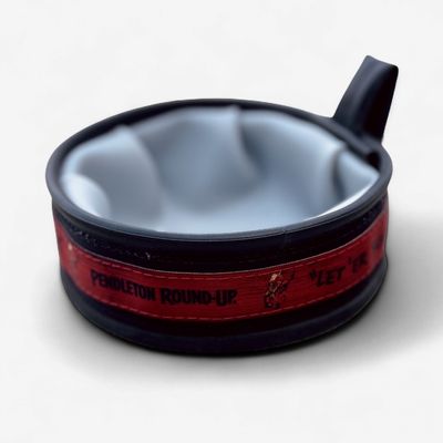 Pendleton Round-Up Cycle Dog Travel Bowl
