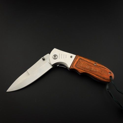 Pendleton Round-Up Teak Folding Knife