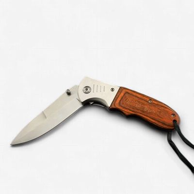 Pendleton Round-Up Teak Folding Knife