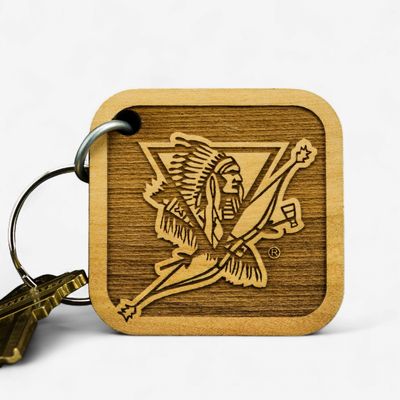 Happy Canyon Wooden Keychain