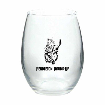 Small Pendleton Round-Up Stemless Wine Glass