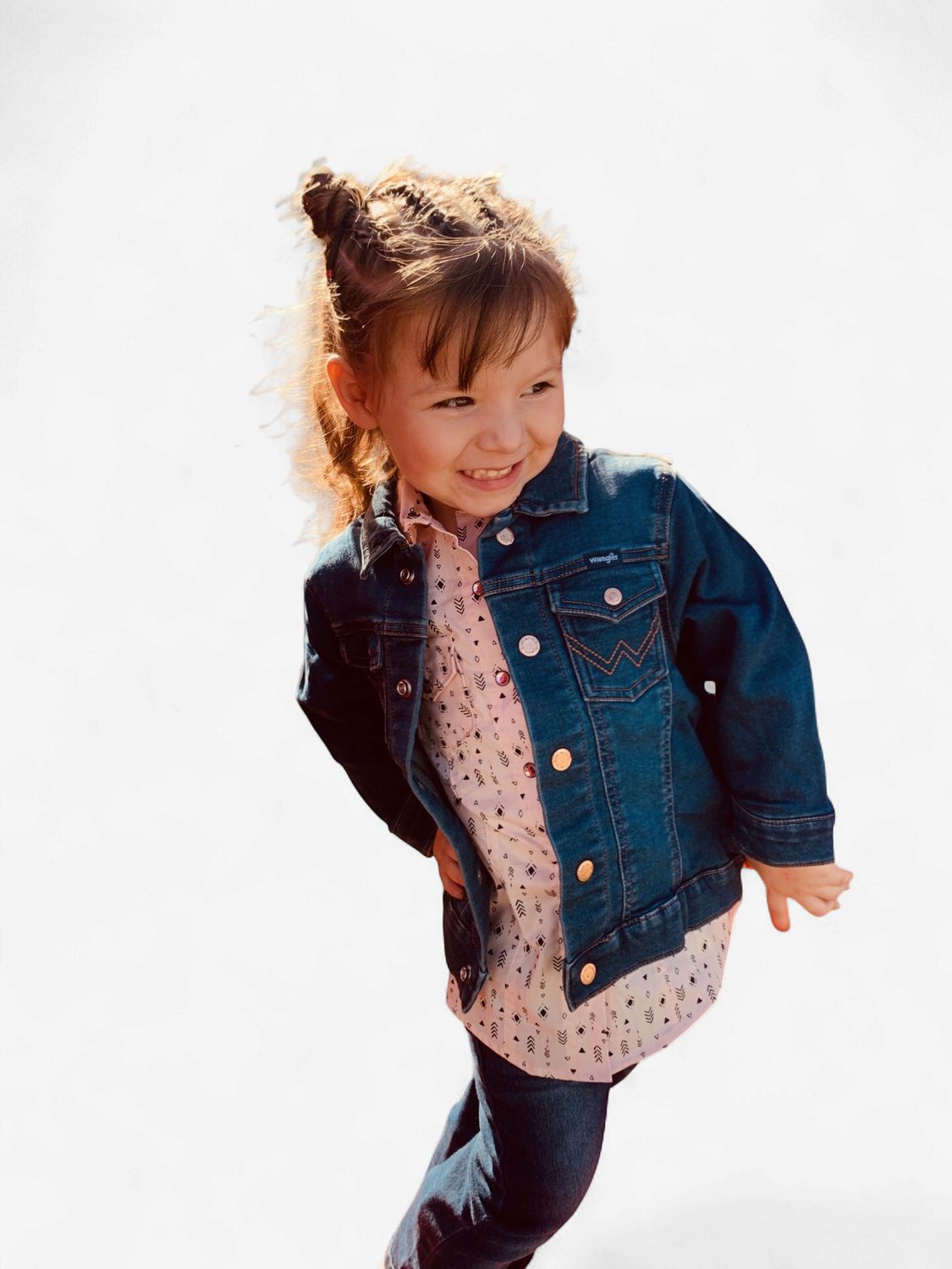 Toddler Wrangler Pendleton Round-Up Denim Jacket