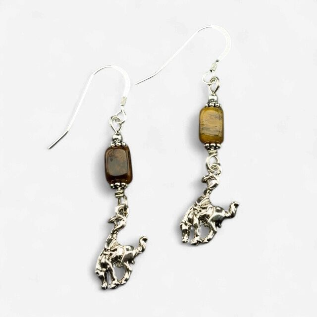 Pendleton Round-Up Tiger's Eye Earrings