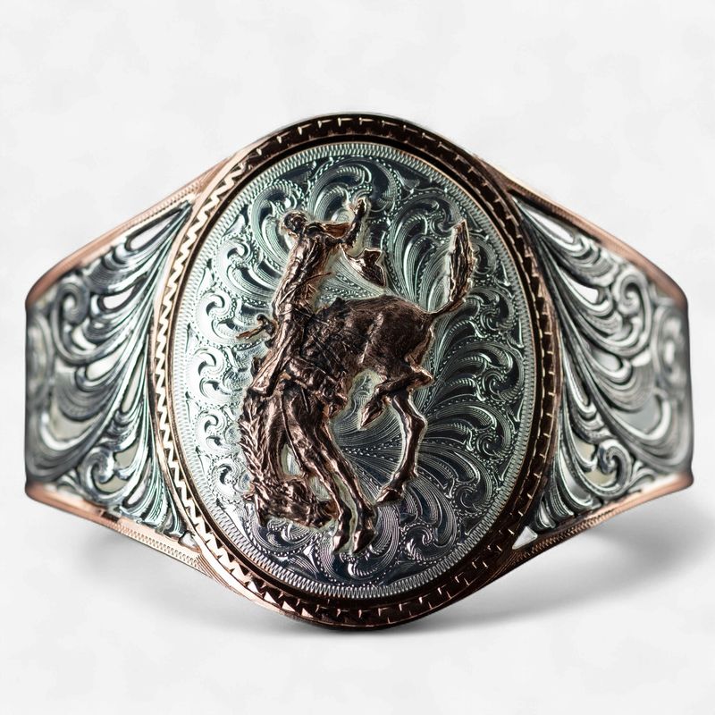 Pendleton Round-Up Montana Silversmiths Rose Gold Cuff