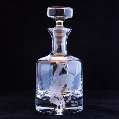 Pendleton Round-Up Crystal Rocks Decanter