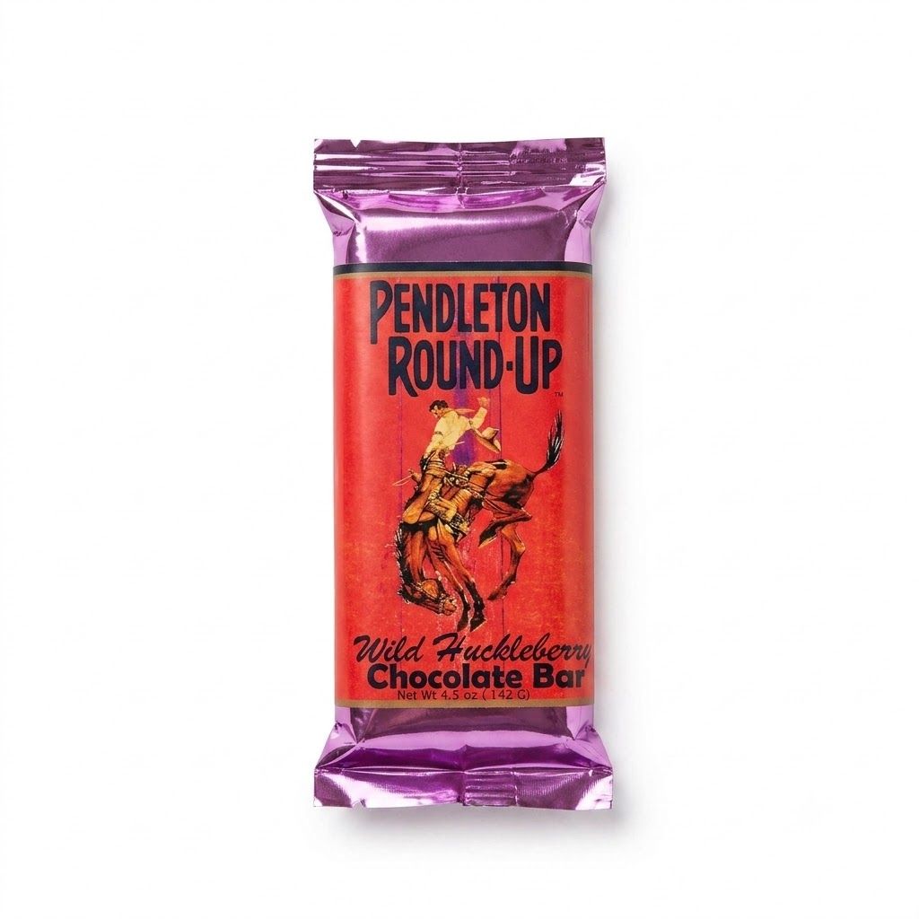 Pendleton Round-Up Wild Huckleberry Milk Chocolate Bar