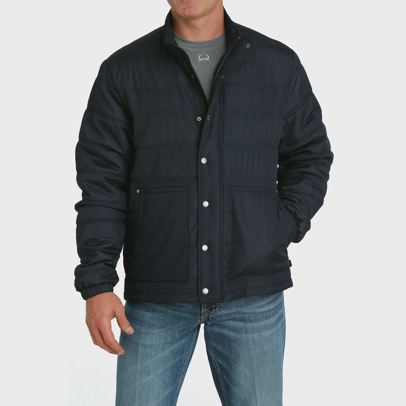 Men's Cinch Pendleton Round-Up Black Quilted Jacket