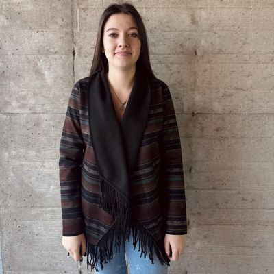 Ladies Cruel Pendleton Round-Up Blanket Stripe Blazer