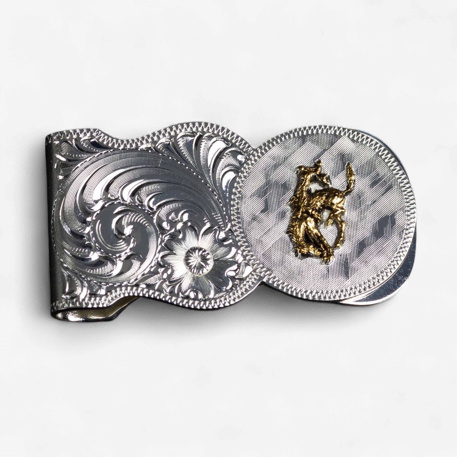 Pendleton Round-Up Montana Silversmiths Circle Money Clip
