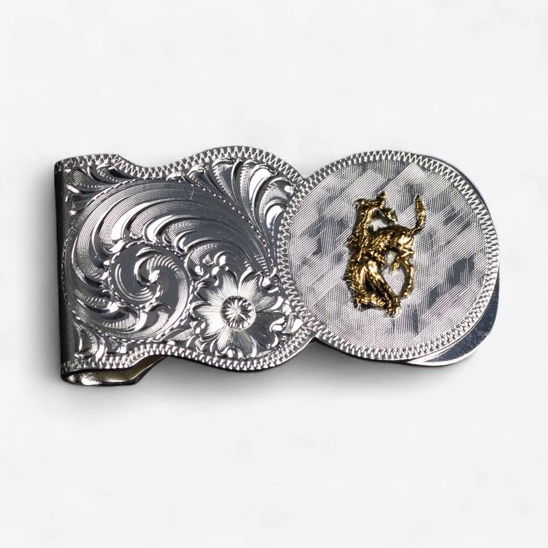 Pendleton Round-Up Montana Silversmiths Circle Money Clip