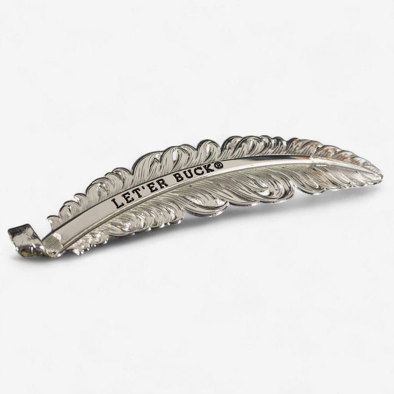 Pendleton Round-Up Montana Silversmiths Silver Hat Feather