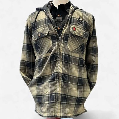 Men's Wrangler Pendleton Round-Up Hooded Flannel Jacket