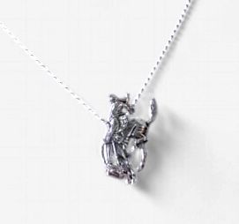 Pendleton Round-Up Vogt Cut Out Bucking Horse Necklace