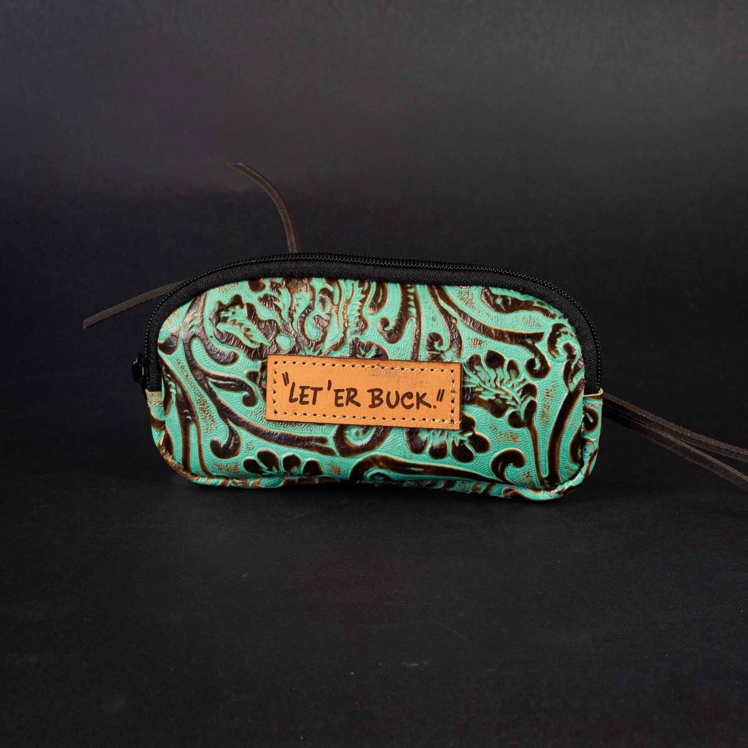 Pendleton Round-Up Turquoise Horn Bag