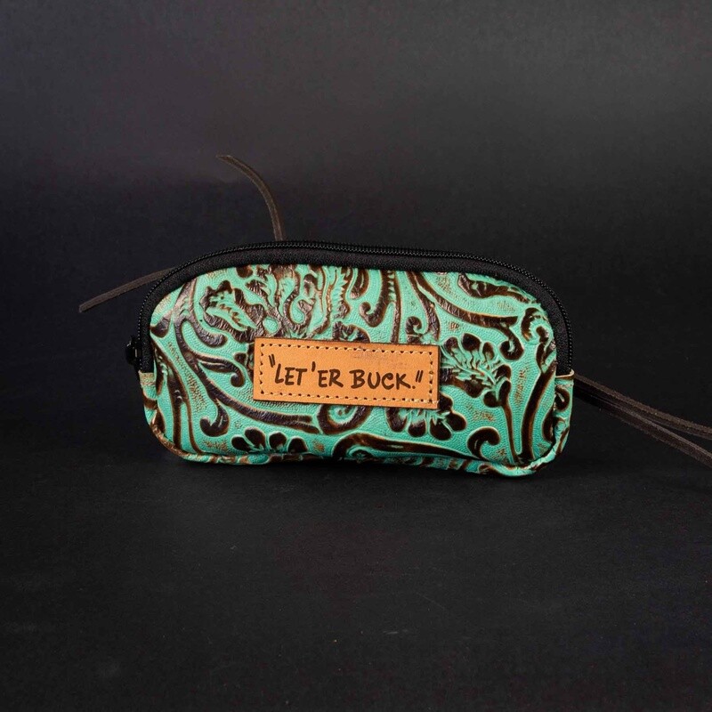 Pendleton Round-Up Turquoise Horn Bag