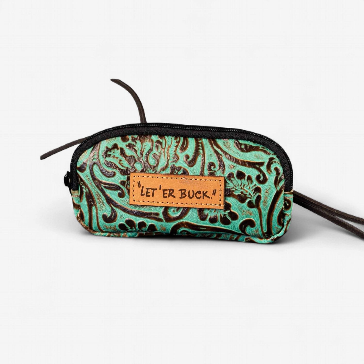 Pendleton Round-Up Turquoise Horn Bag