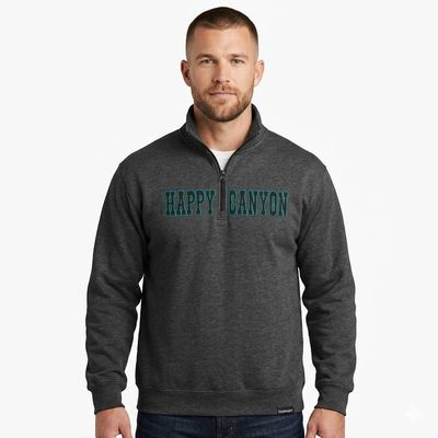 Men's Happy Canyon Charcoal Heat Seal 1/4 Zip