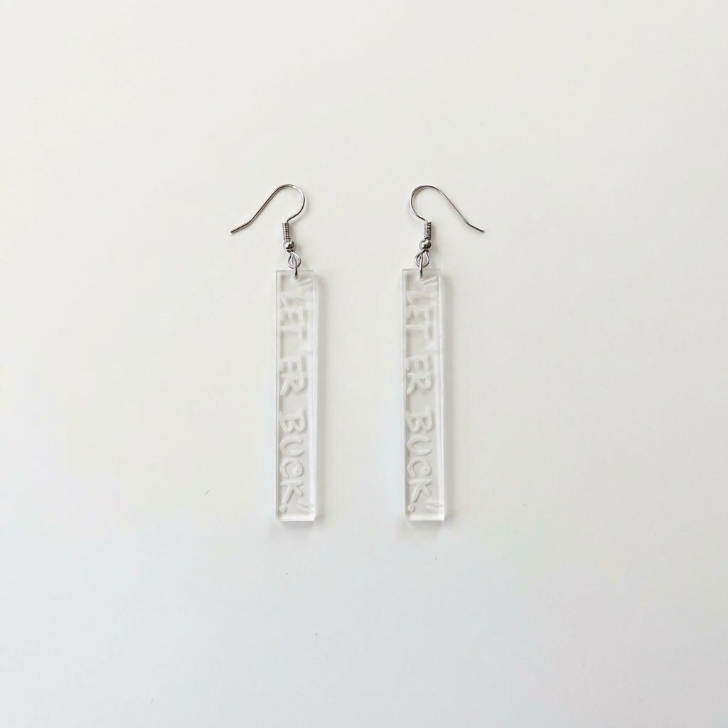 Pendleton Round-Up Acrylic Rectangle Earrings