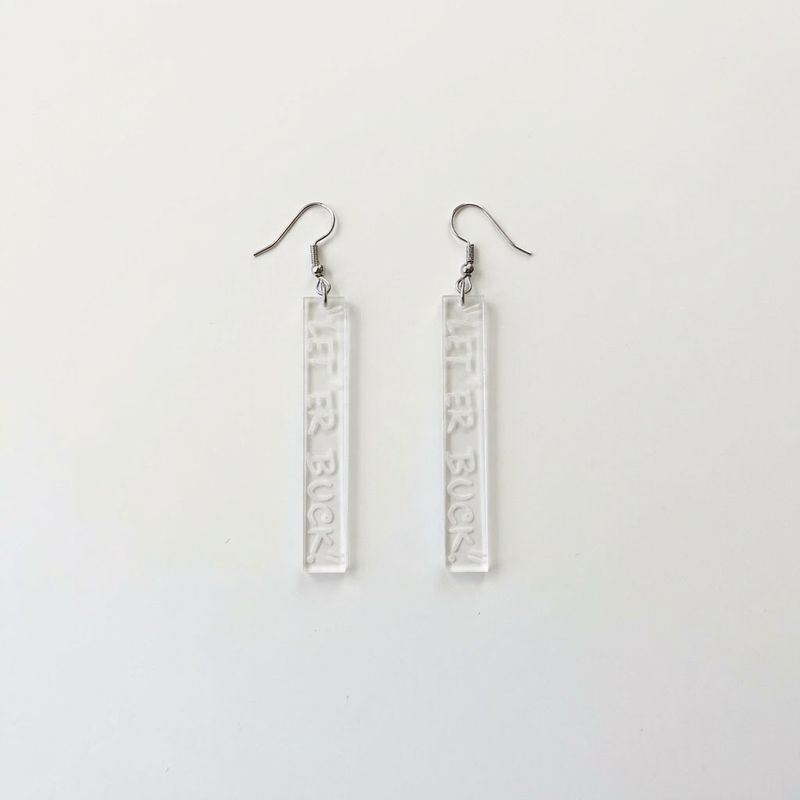Pendleton Round-Up Acrylic Rectangle Earrings