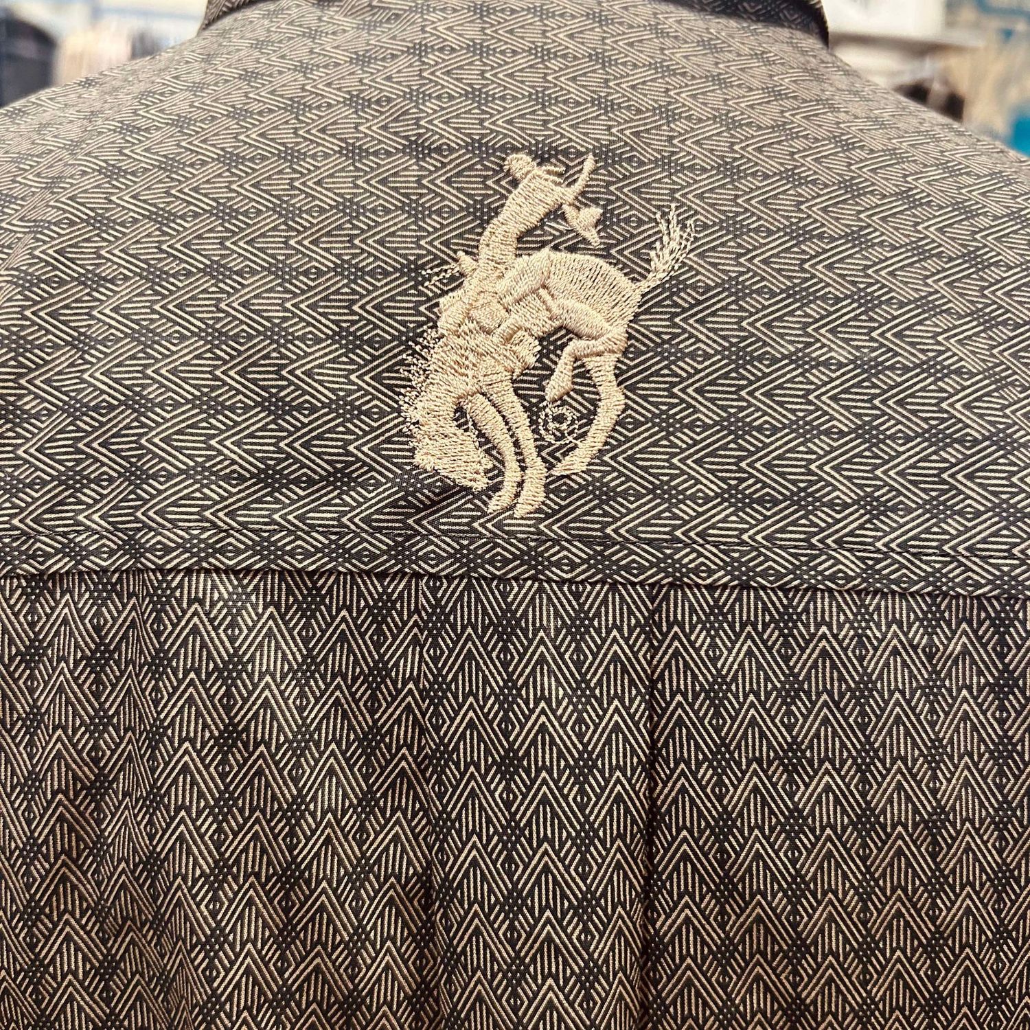 Men's Cinch Pendleton Round-Up Stone Arrow Long Sleeve Button Up