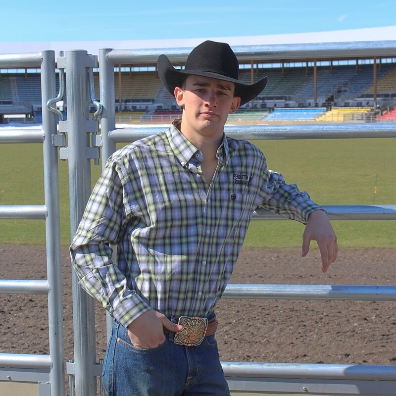 Men's Cinch Pendleton Round-Up Yellow Plaid Long Sleeve Button Up