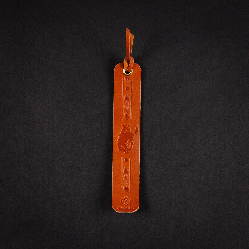 Pendleton Round-Up Saddle Tan Leather Bookmark