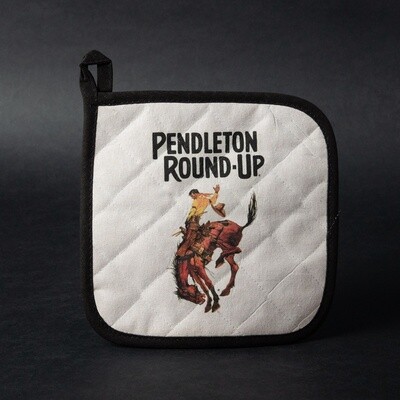 Pendleton Round-Up White Pot Holder