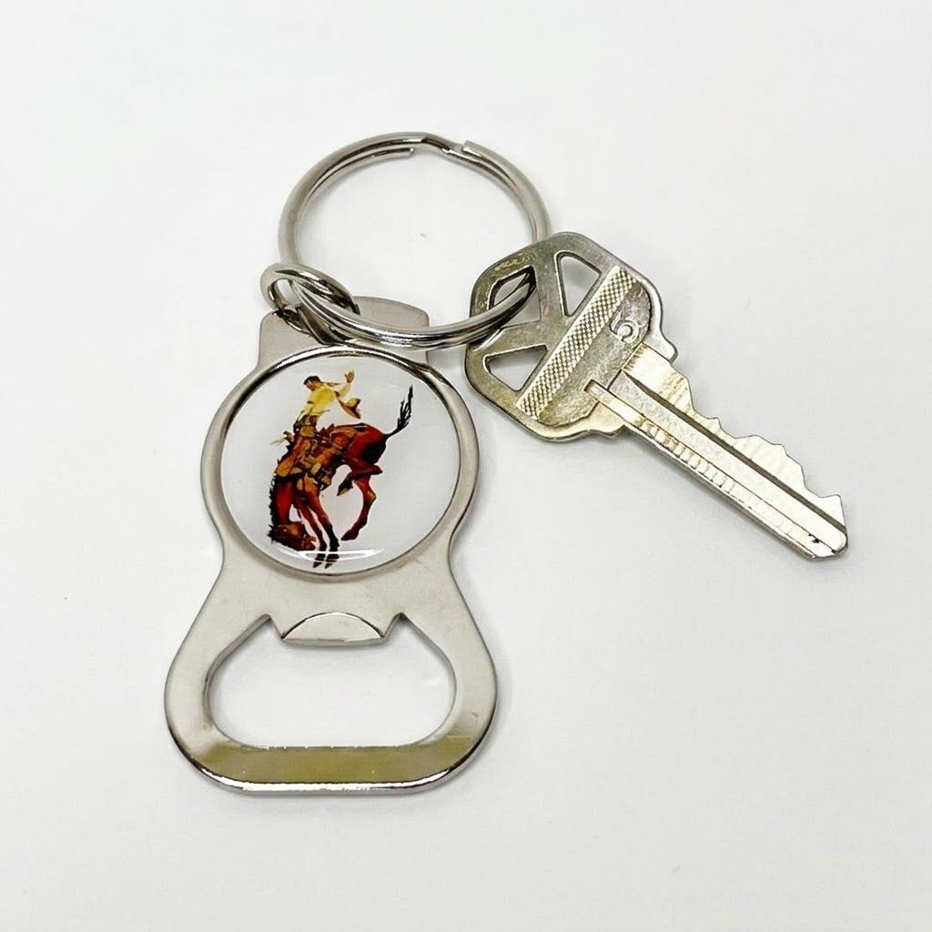 Pendleton Round-Up Full Color Bottle Opener Keychain