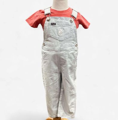 Infant Wrangler Pendleton Round-Up Railroad Stripe Overalls