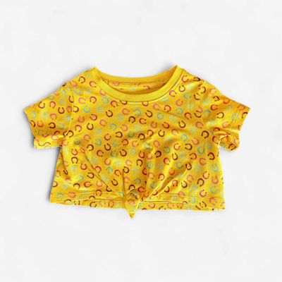 Infant Girls Wrangler Pendleton Round-Up Front Tie Tee